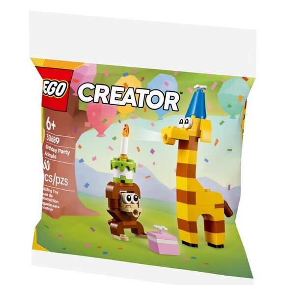 LEGO 30689 Creator Birthday Party Animals Set - Picture 1 of 4